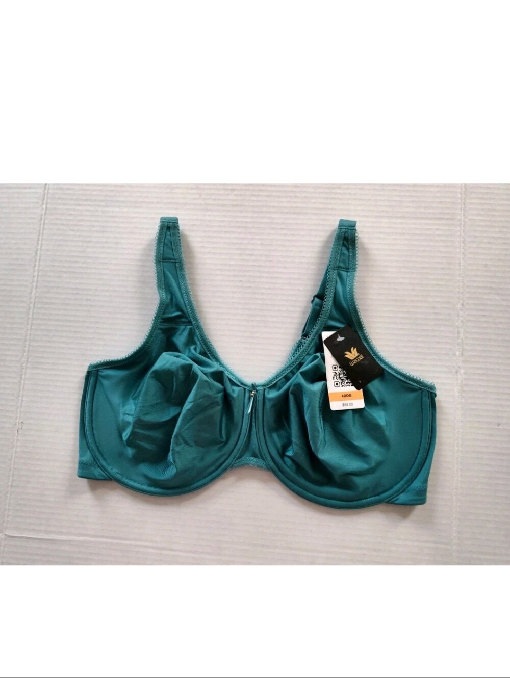Wacoal Basic Beauty Full Figure Underwire Bra Size 42DD Brittany Blue #855192